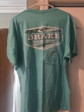 Drake Waterfowl Systems Short-Sleeve Tee in Teal